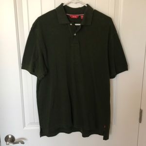 Men’s large olive Izod polo